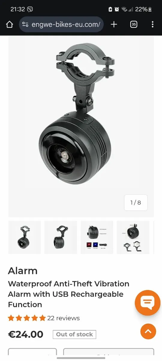 Bike Alarm Waterproof Anti-Theft Vibration Alarm - Image 3