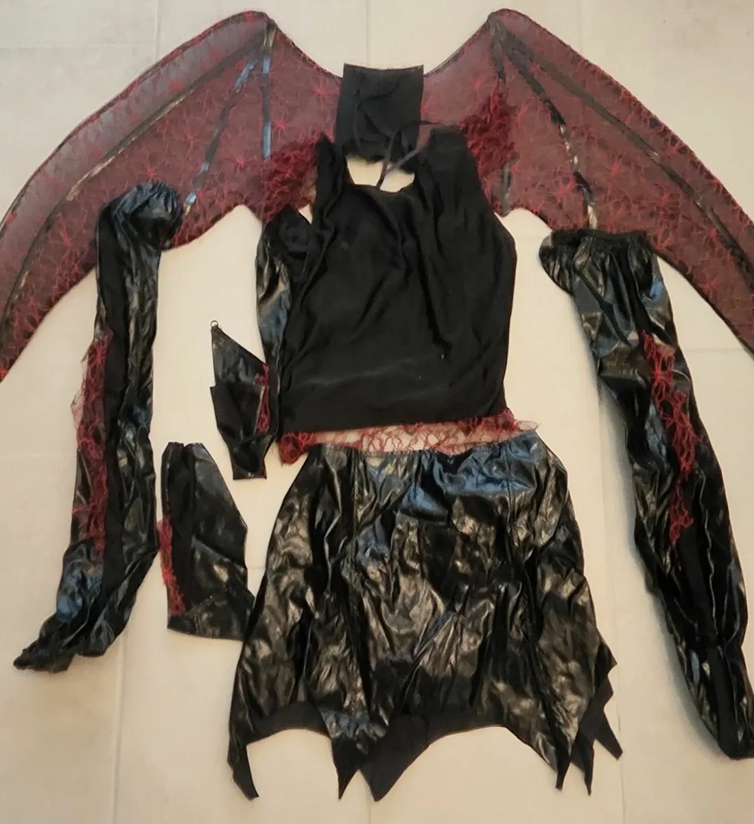 Womens Halloween Costume Set 4 pcs - Image 1