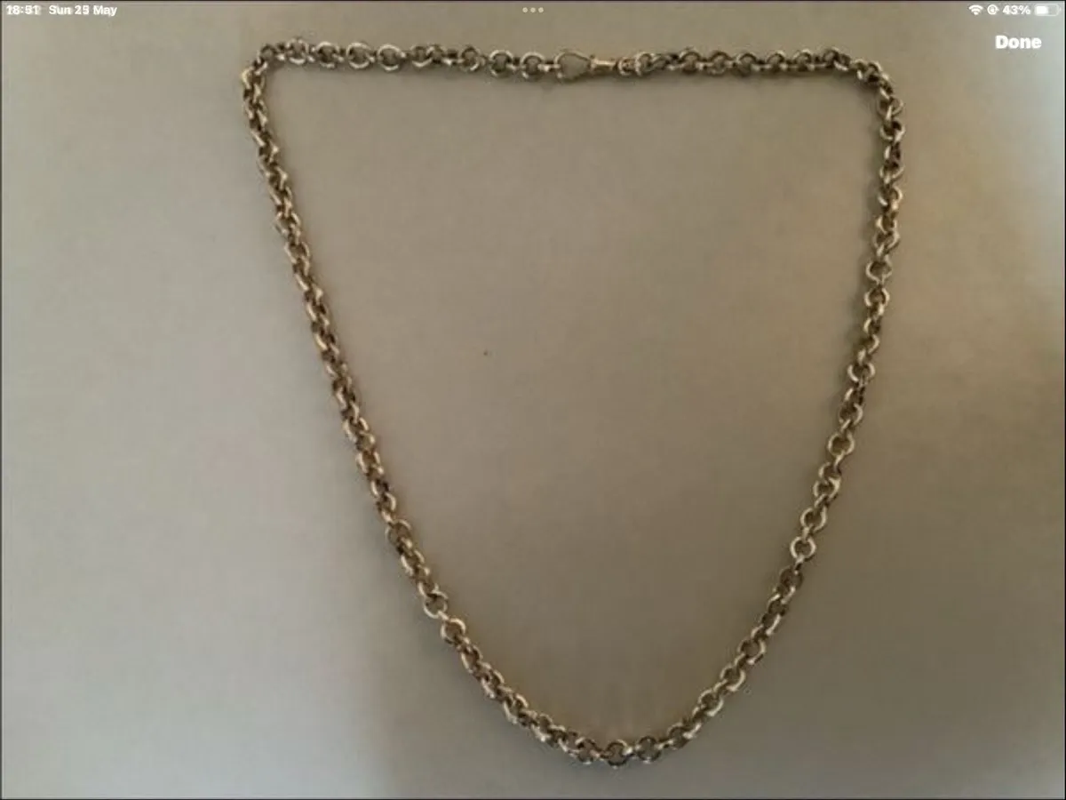 NEW 9ct SOLID HEAVY GOLD 24” chain - Image 1