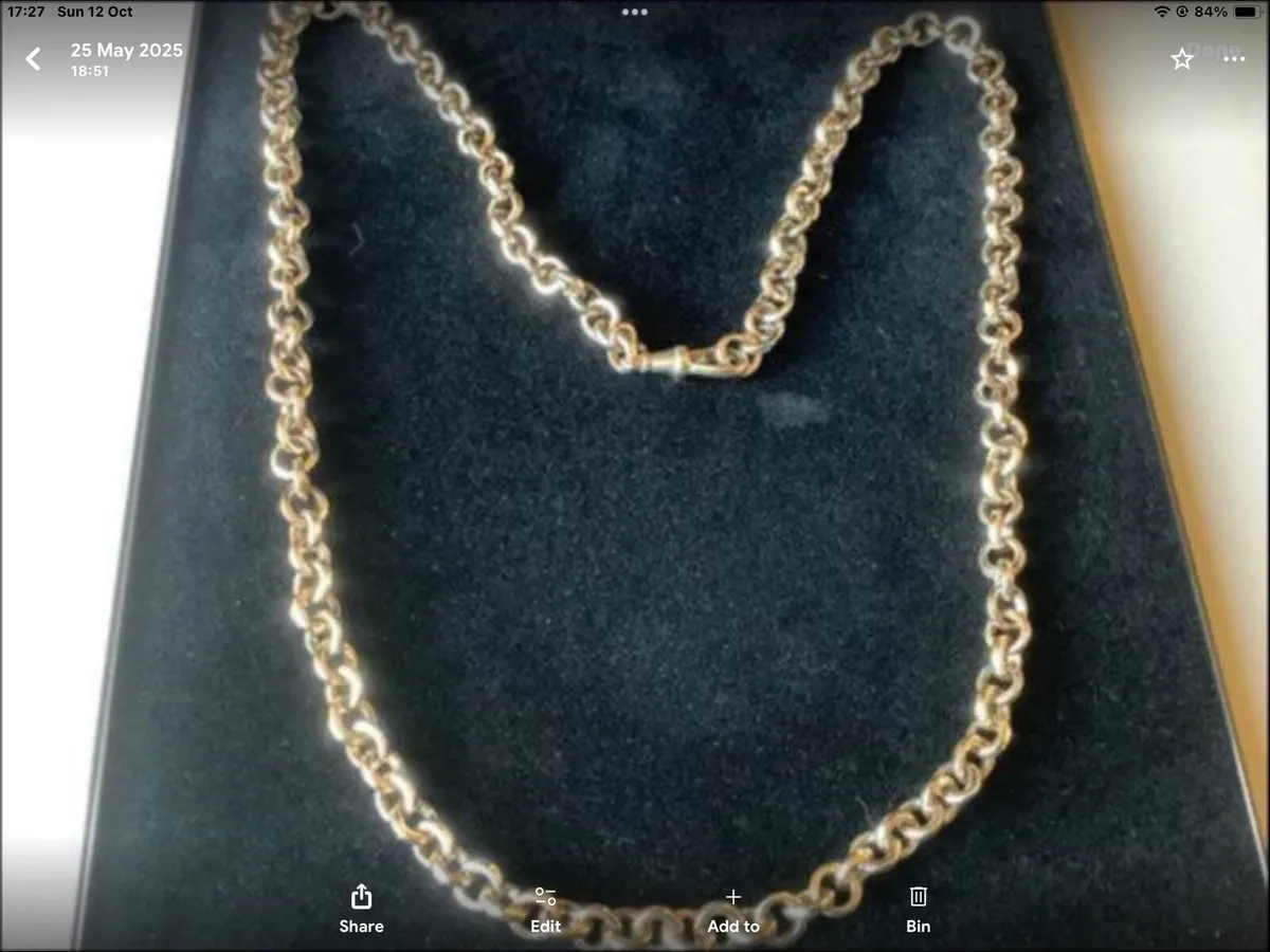 NEW 9ct SOLID HEAVY GOLD 24” chain - Image 3