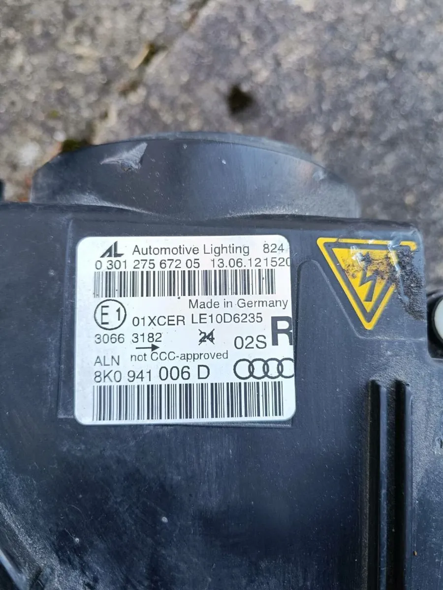Audi A4 B8.5 xenon headlight lamp RH driver side - Image 4