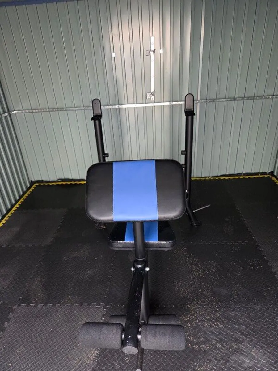Weights Bench with preacher curl and leg extension - Image 4