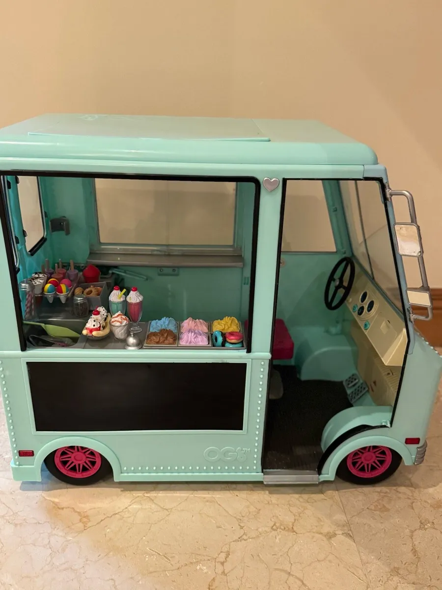 Our Generation Ice Cream Truck Sweet Stop Playset - Image 1