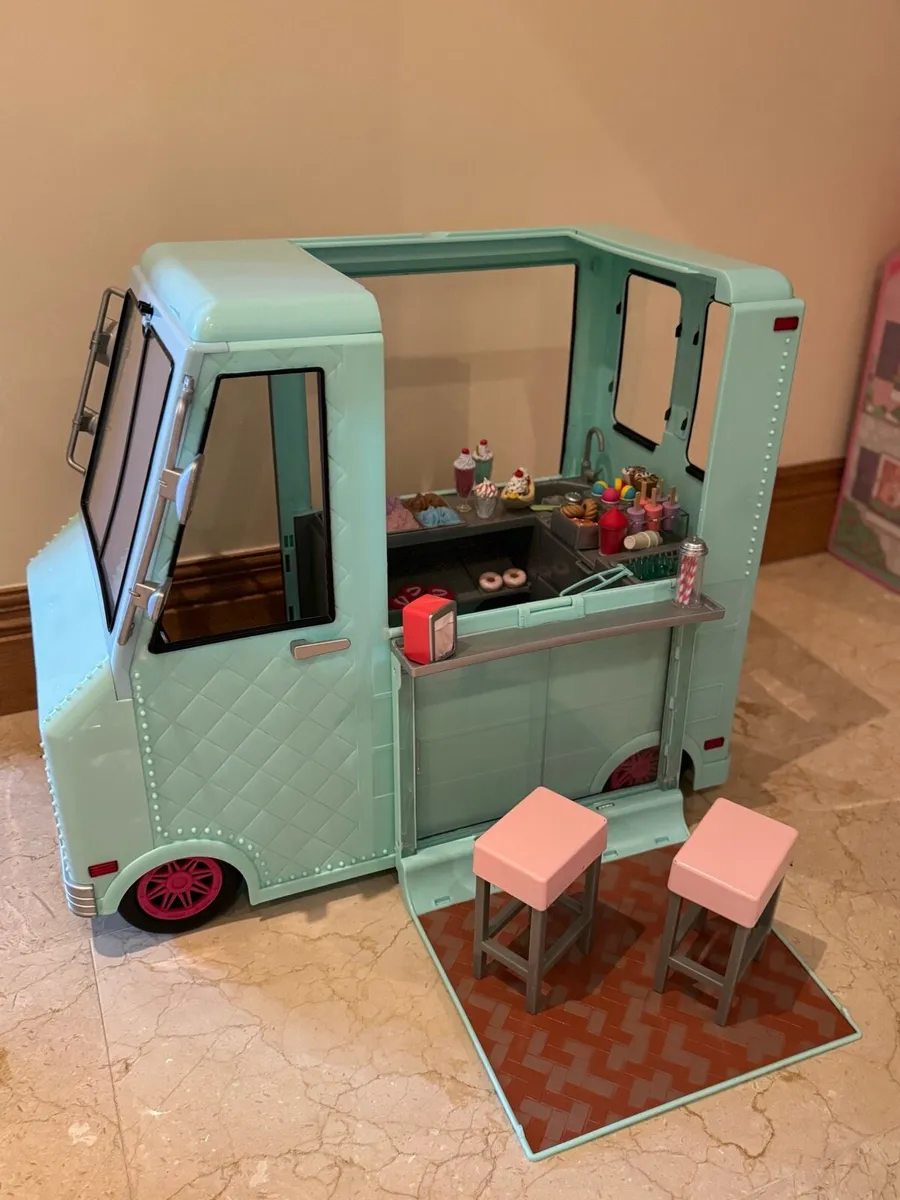 Our Generation Ice Cream Truck Sweet Stop Playset - Image 3