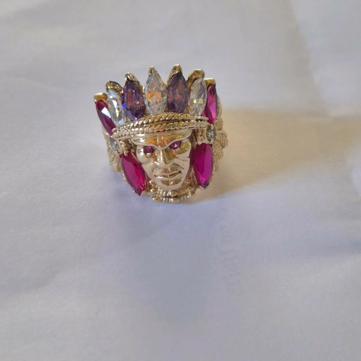 CUSTOM MADE INDIAN CHIEFS HEAD - Image 2
