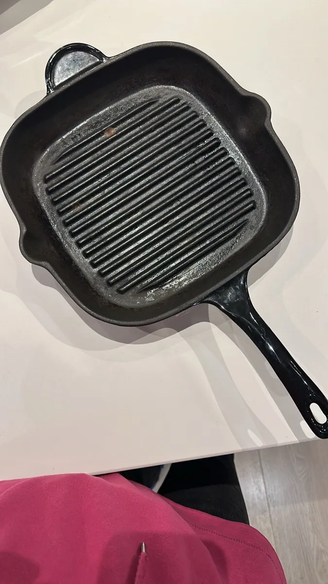 Cast iron griddle pan, Stellar brand - Image 1