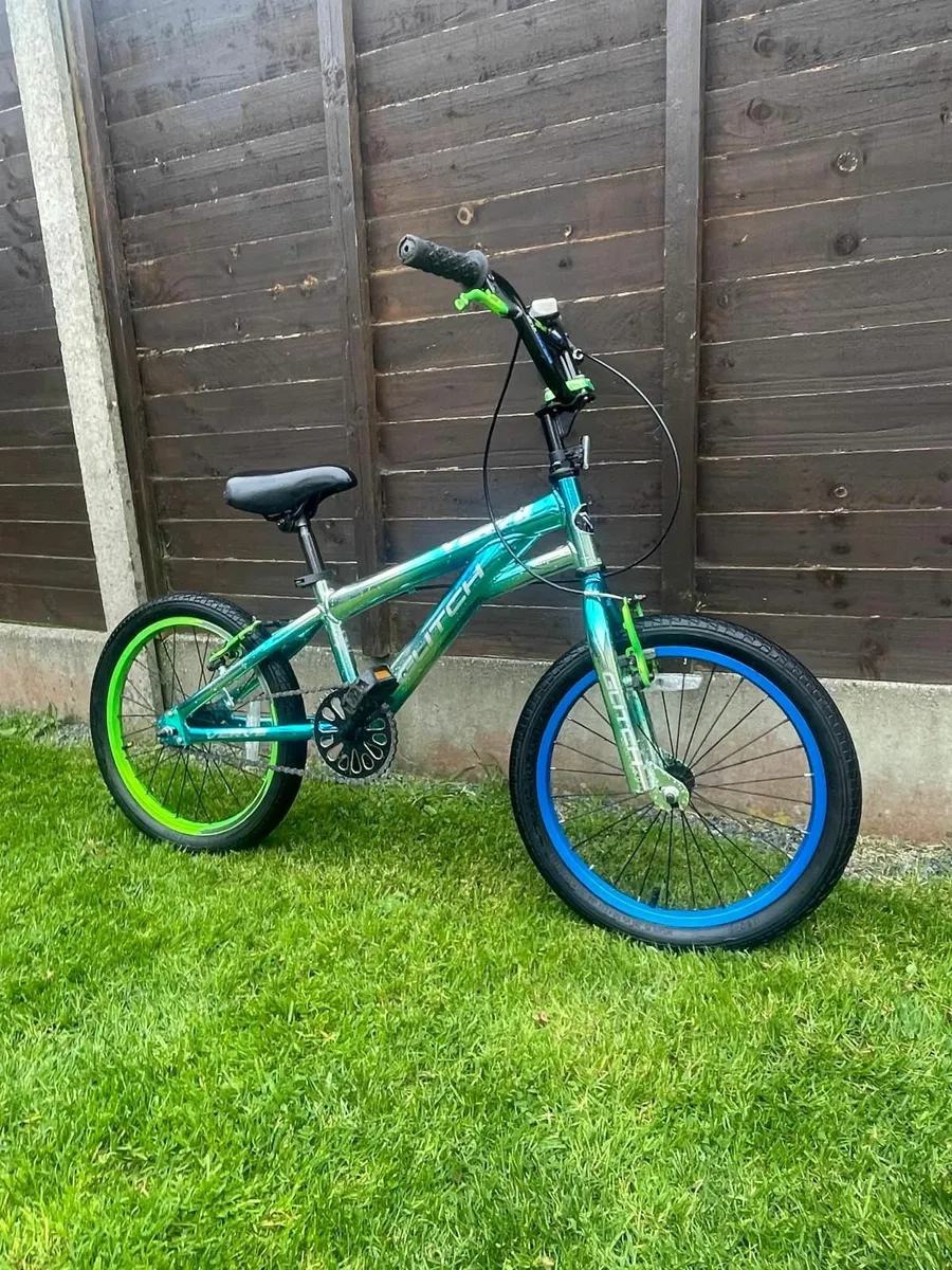 18 Inch Glitch Bike Metallic Blue and Green - Image 2