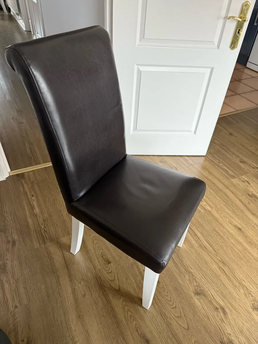 Faux leather chairs - Image 2