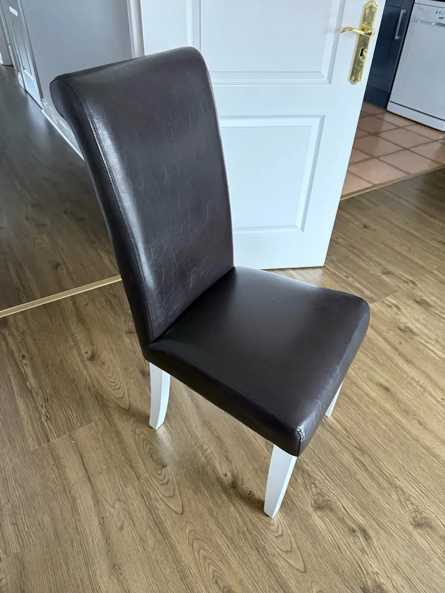 Faux leather chairs - Image 4
