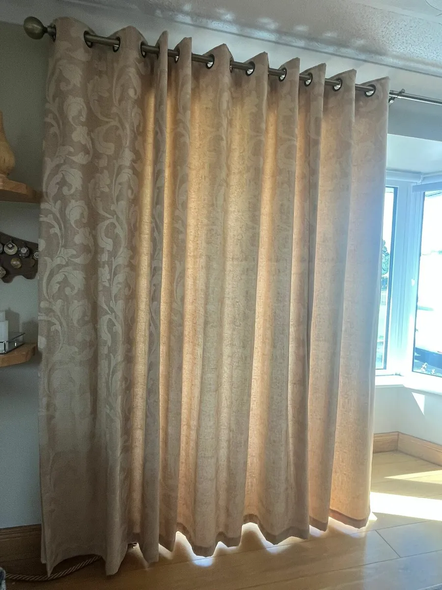 Gold curtains 90x120 - Image 3
