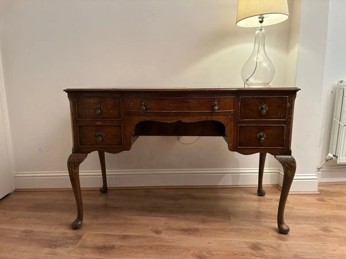Antique Hall Table/desk/sideboard - Image 2