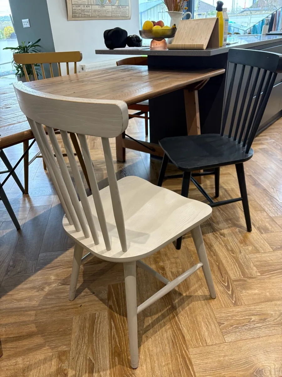 Rustic Dining Table, Bench and 4 chairs - Image 3