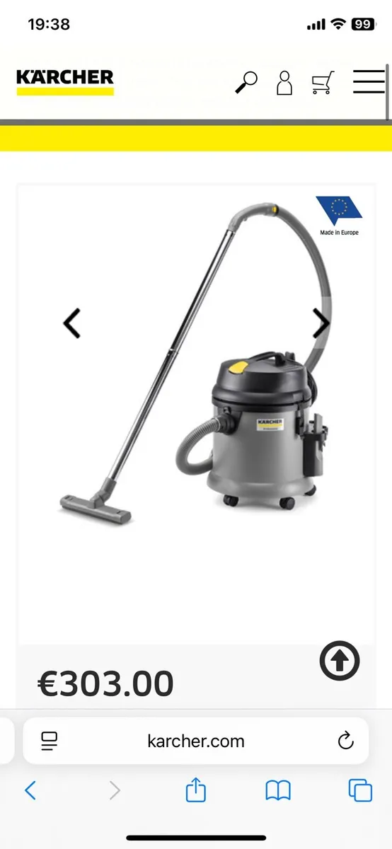 Karcher wet vacuum