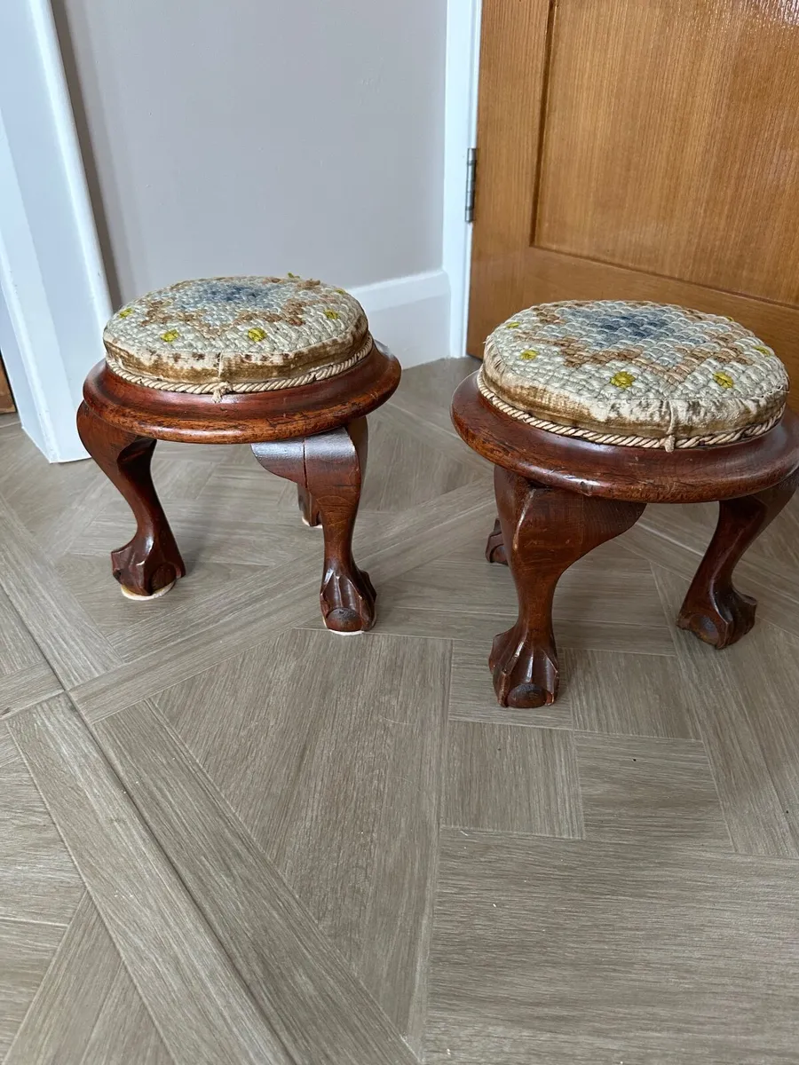 Antique foot stools