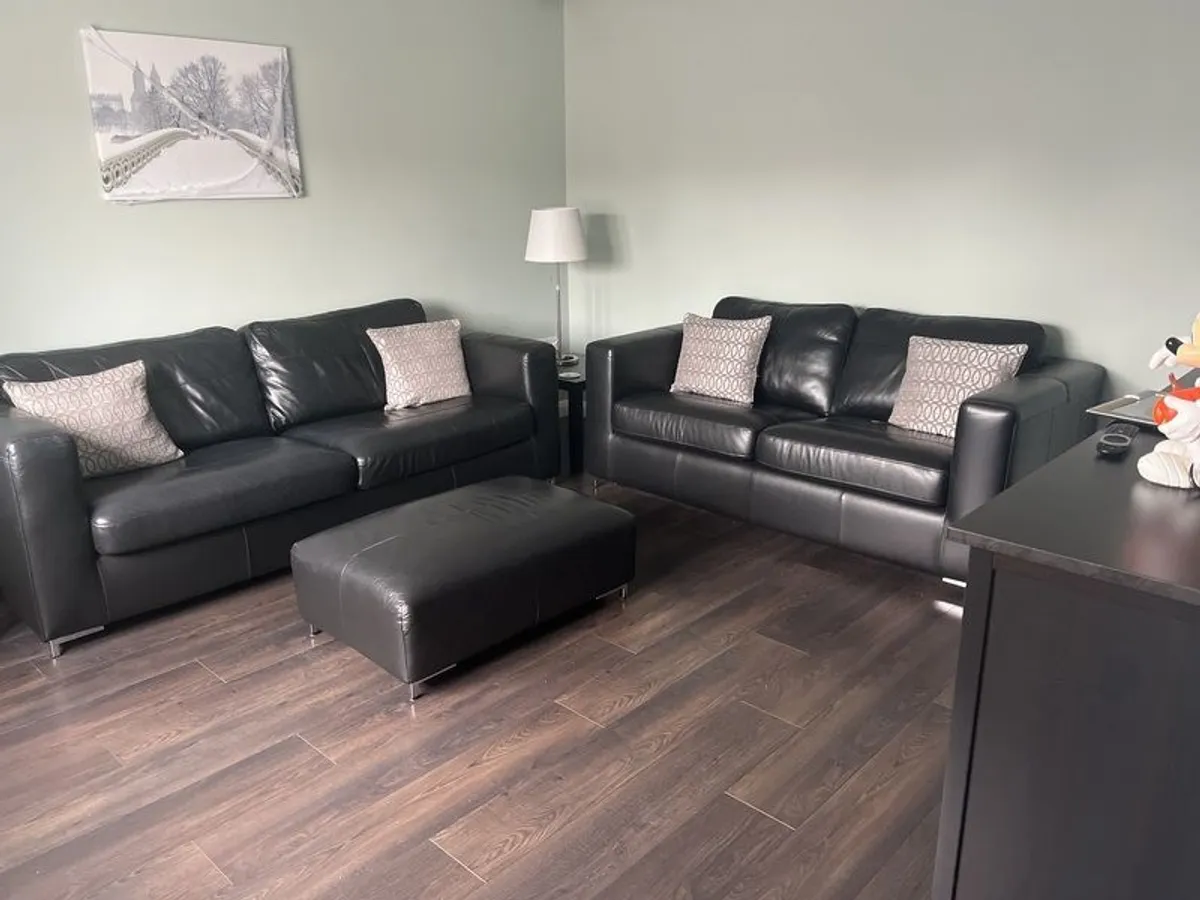 3.5 Seater, 2.5 seater sofa and Large Foot Stool - Image 1