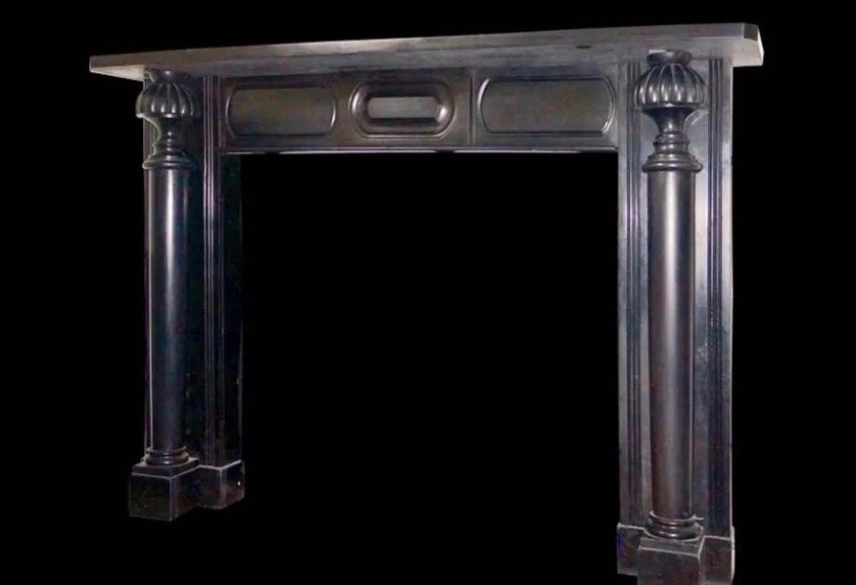 Antique Kilkenny marble fireplace - Image 1