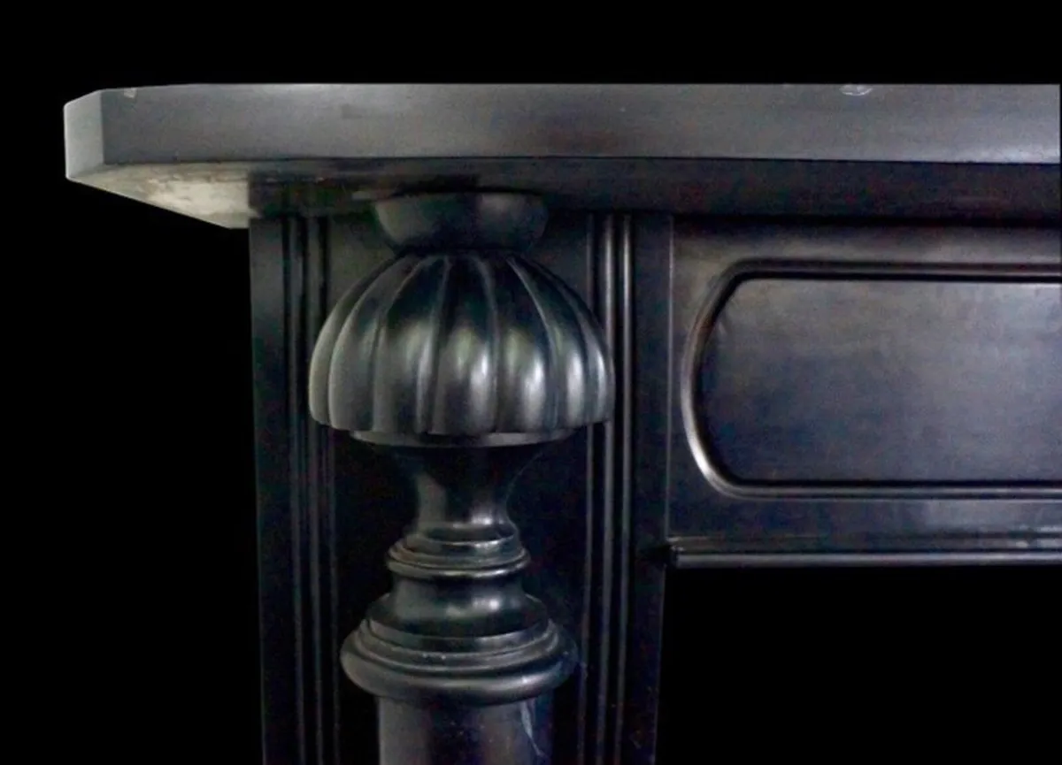 Antique Kilkenny marble fireplace - Image 4