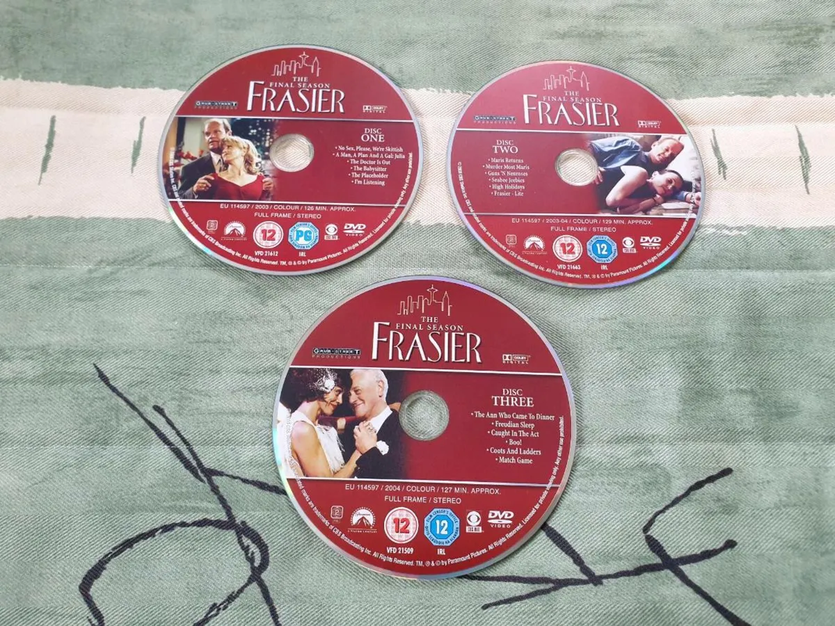 Frasier Season 11 Series Eleven DVD DISC MISSINGIn