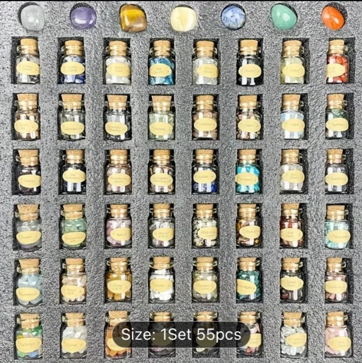 Crystal in jars collection free postage - Image 1
