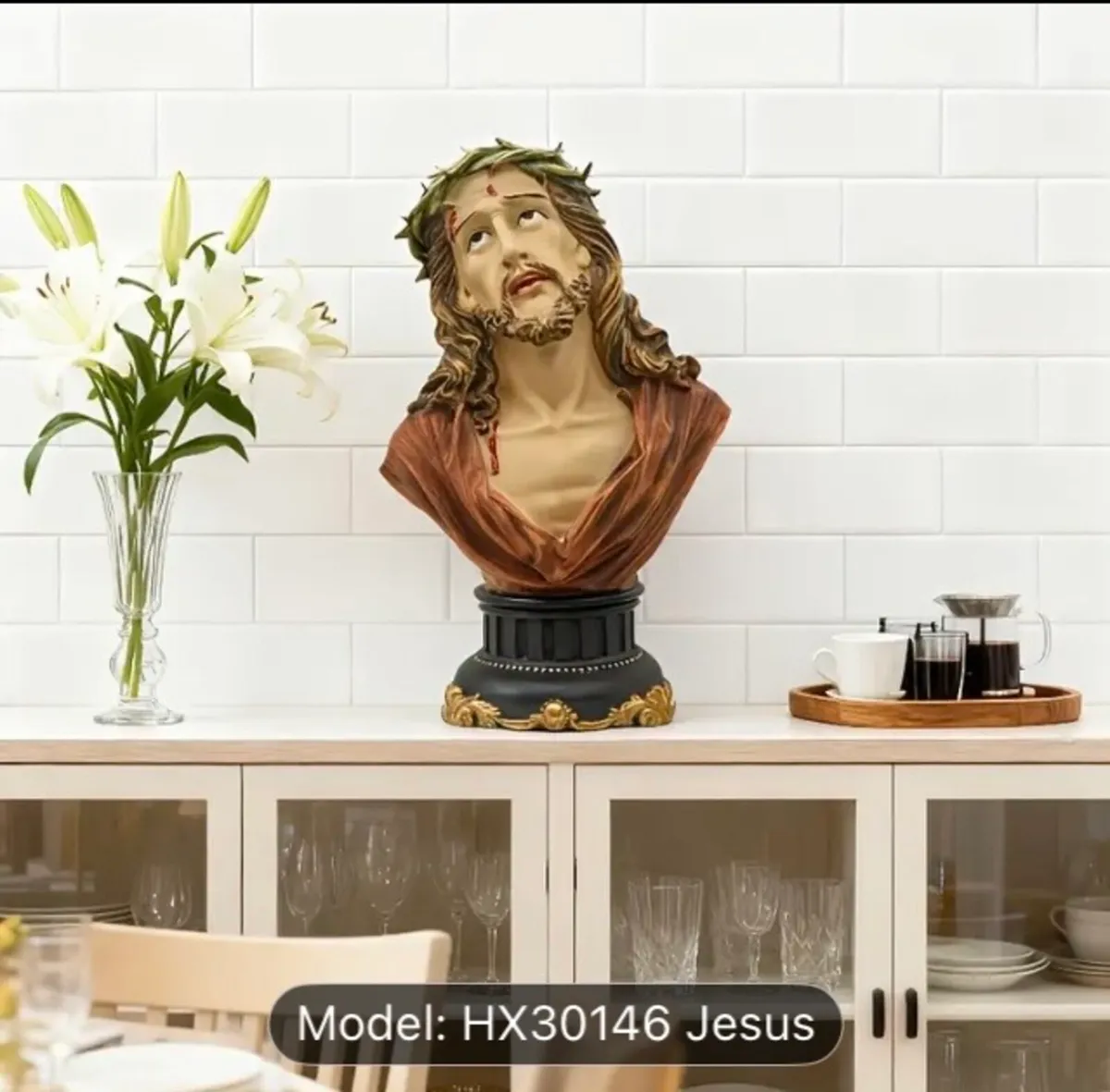 Lord Jesus head free postage - Image 1