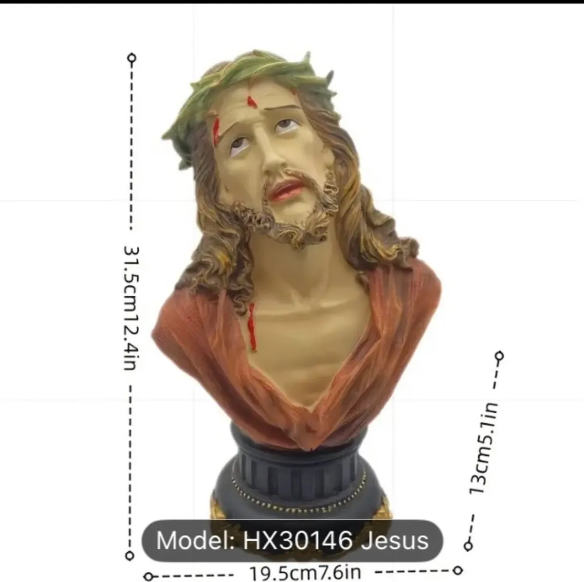Lord Jesus head free postage - Image 2