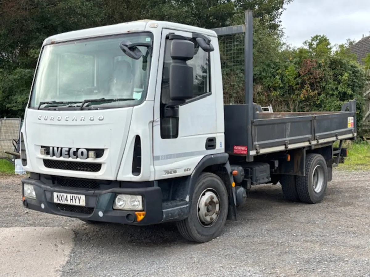 2014 EUROCARGO 75E16 7.5 TON DROP-SIDE TIPPER - Image 3