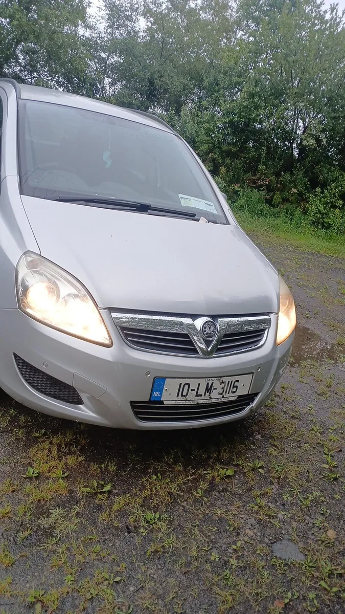 2010 1.7 zafira 7 seats 190 miles no nct no tax - Image 1