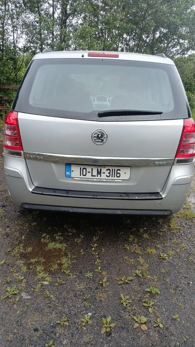2010 1.7 zafira 7 seats 190 miles no nct no tax - Image 2