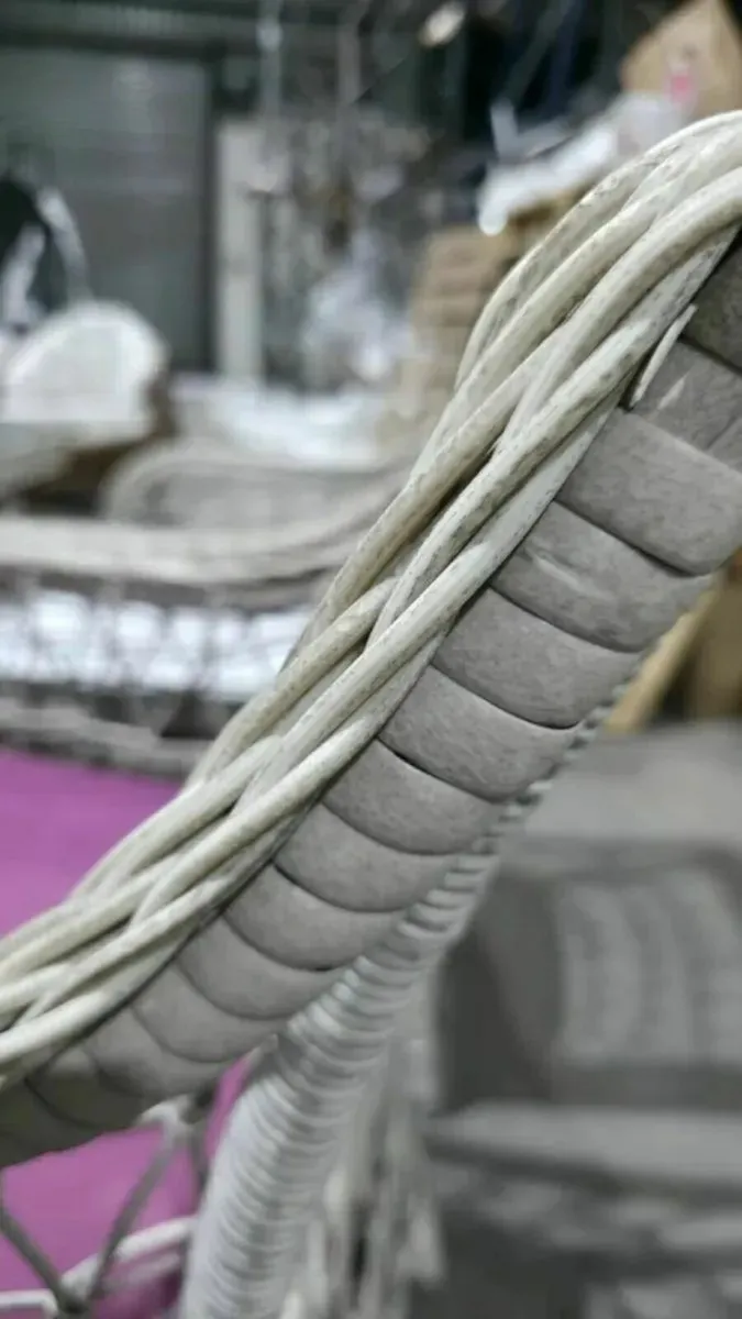 Garden furniture set 6-Piece Wicker - Image 3