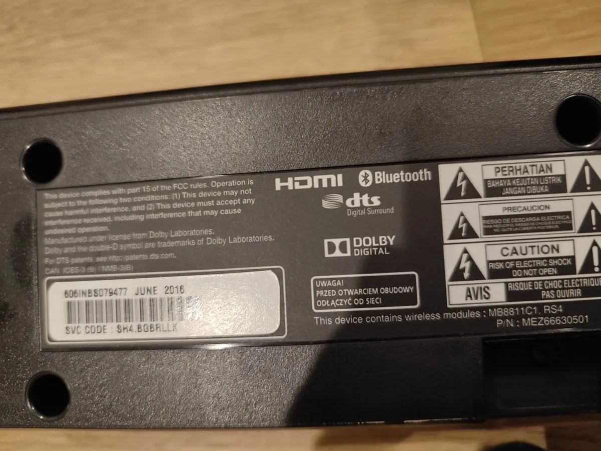 LG Soundbar and Subwooofer - Image 4