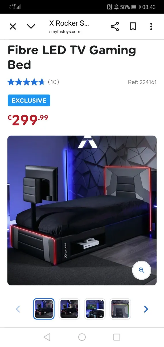 Gaming bed