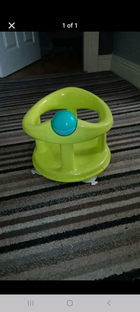Baby bath seat