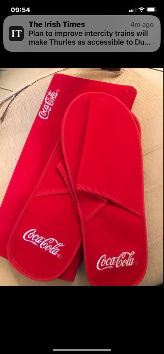 Coca Cola Bedroom Slippers - Image 1