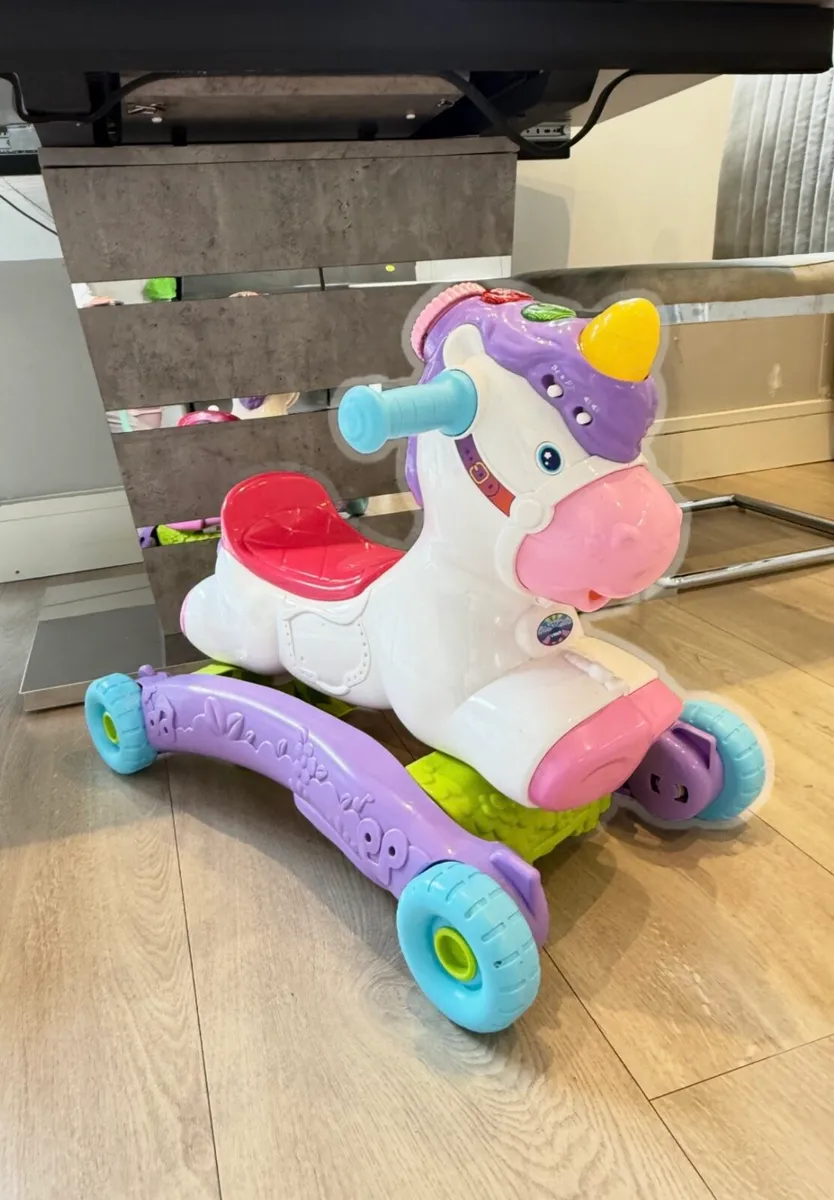 VTech Rock & Ride Unicorn - Image 1