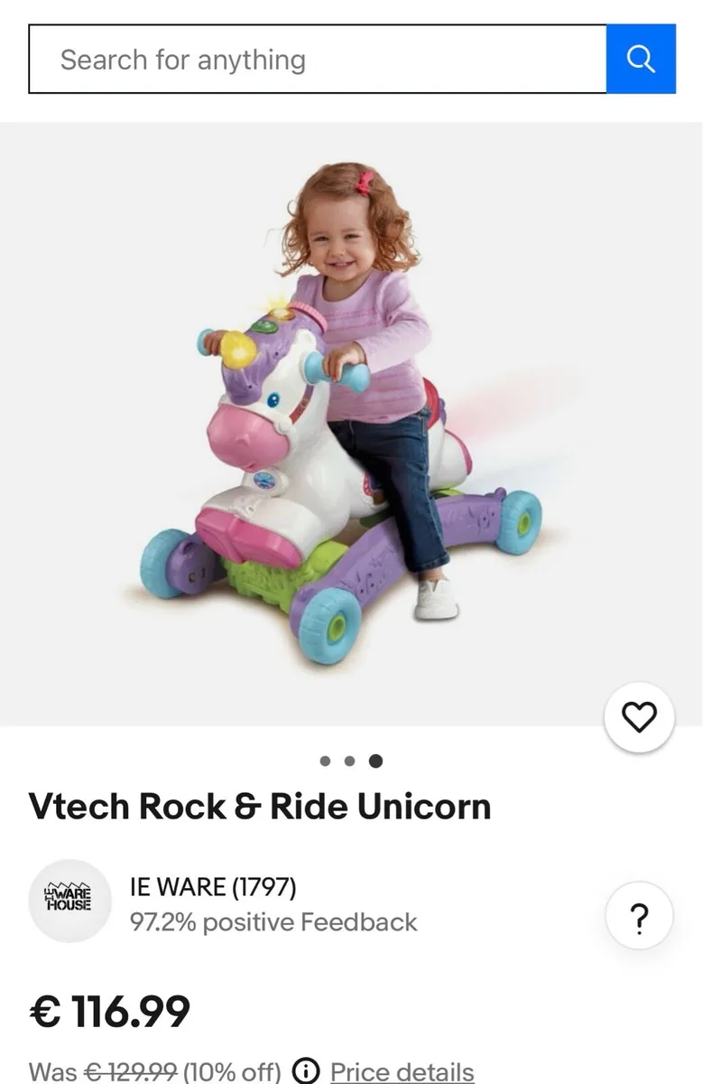 VTech Rock & Ride Unicorn - Image 4