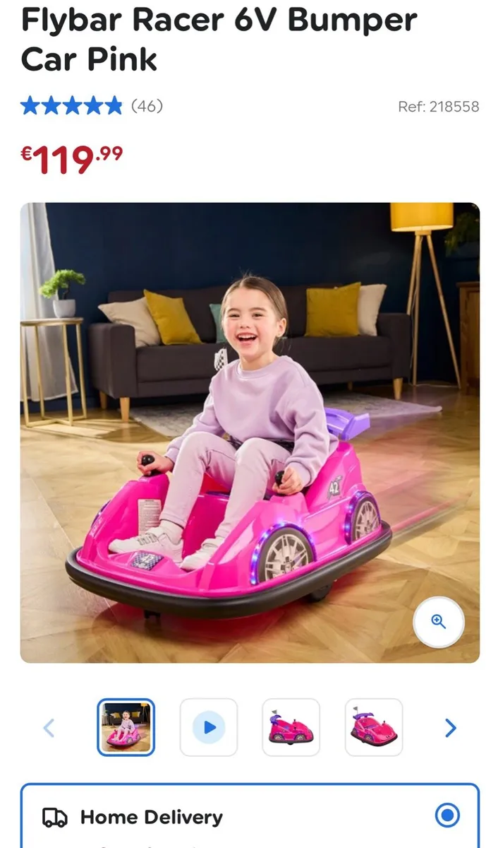 Flybar Racer Bumper Car - Image 3