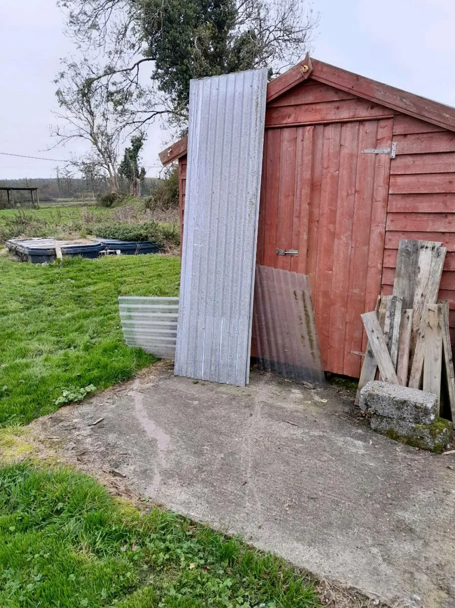 Galvanised corrugated sheets x 3 - Image 3