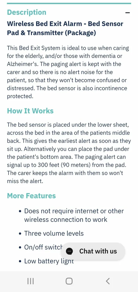 Bed sensor pad - Image 2