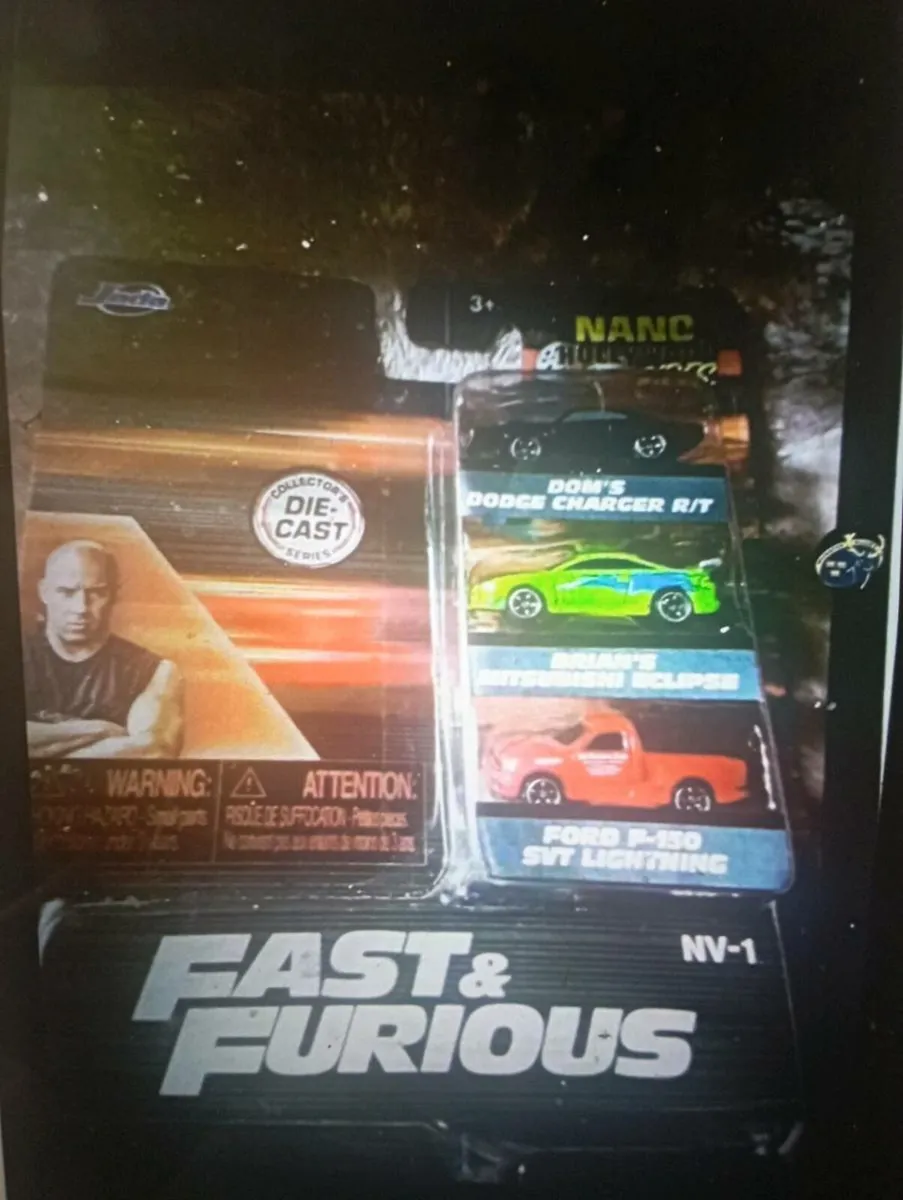 FzAST AND FURIOUS 3 - PACK HOLLYWOOD RIDES DIE-CAS - Image 1