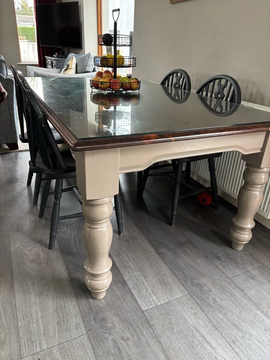Kitchen table solid oak