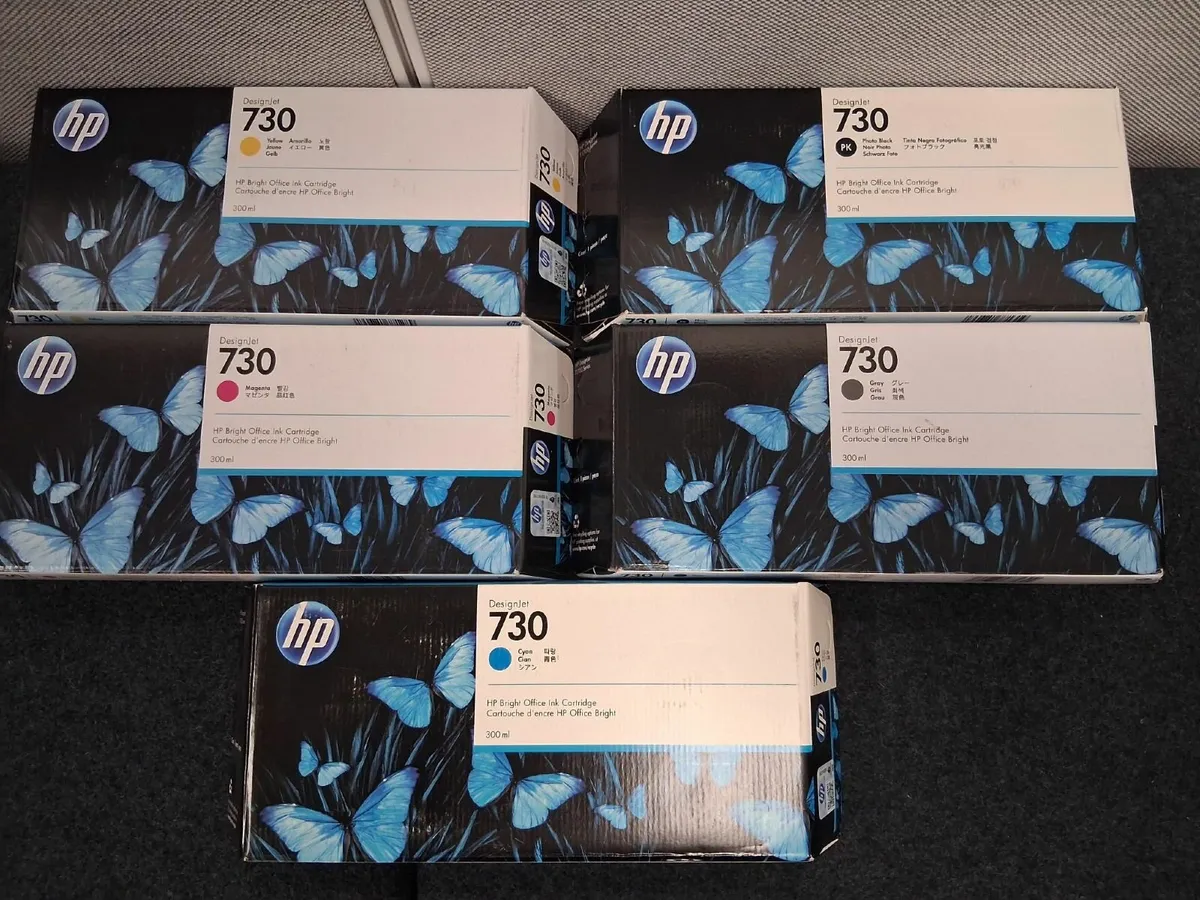 HP DesignJet 300 Ink Cartridge (Multi Pack of 5 )