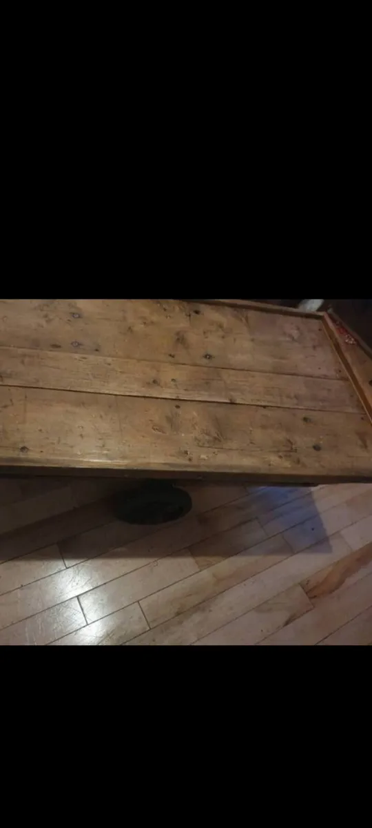 antique pitch pine coffee table bradford london co - Image 3
