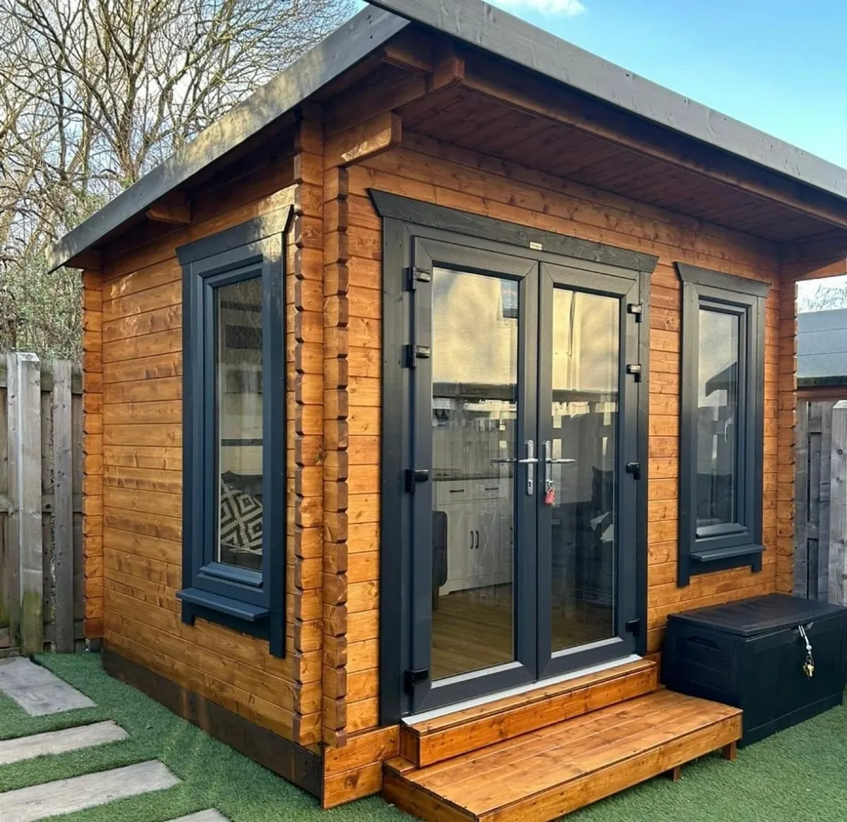 12×10 44mm Coola Pent Log Cabin Garden Rooms - Image 1