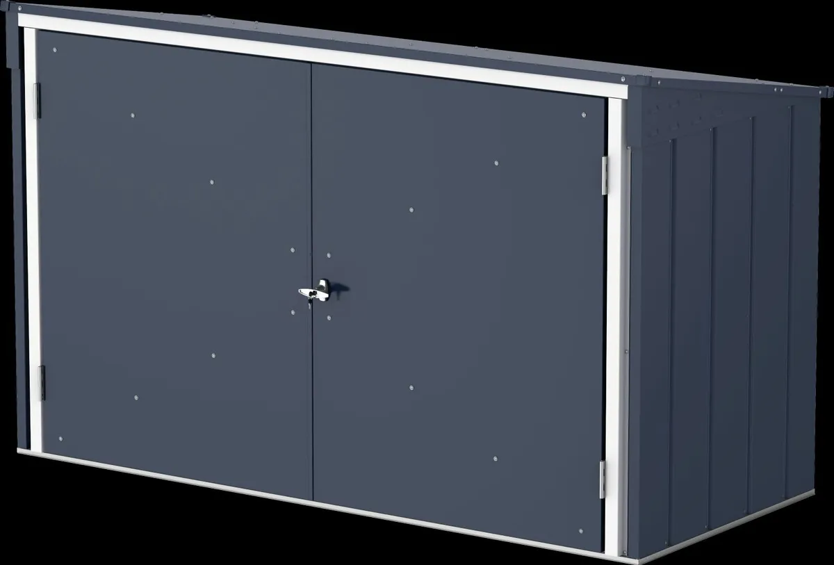 Steel Enclosure for 3 Wheelie bins - Sheds 7x3 - Image 3