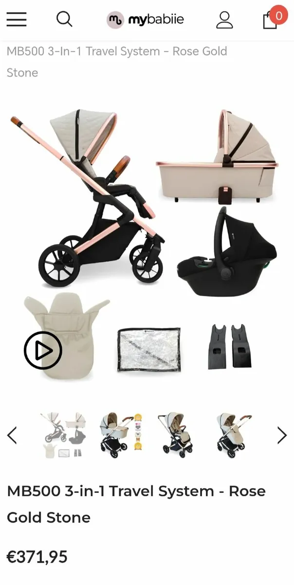 Travel system beige