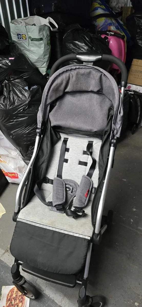 Babylo Auto One-Hand Fold Compact Stroller - Image 2