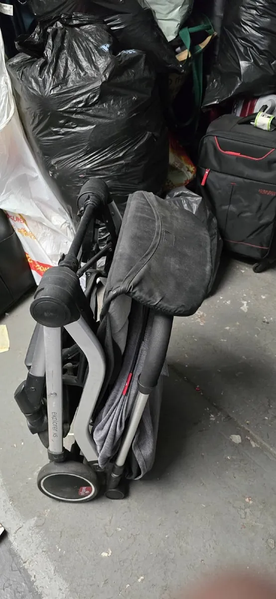 Babylo Auto One-Hand Fold Compact Stroller - Image 3