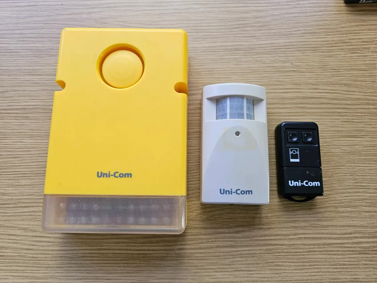 Unicom Portable wireless PIR burglar alarm. - Image 1
