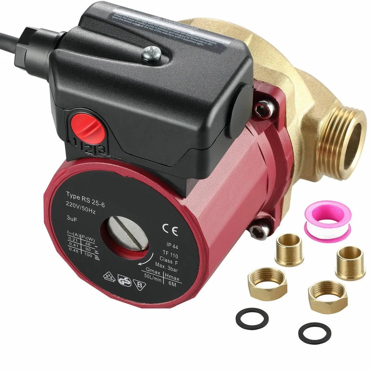 90W Hot Water Booster Circulation Pump - Image 1