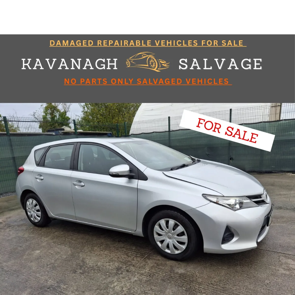 ?132 Toyota Auris..Light Damage - Image 1